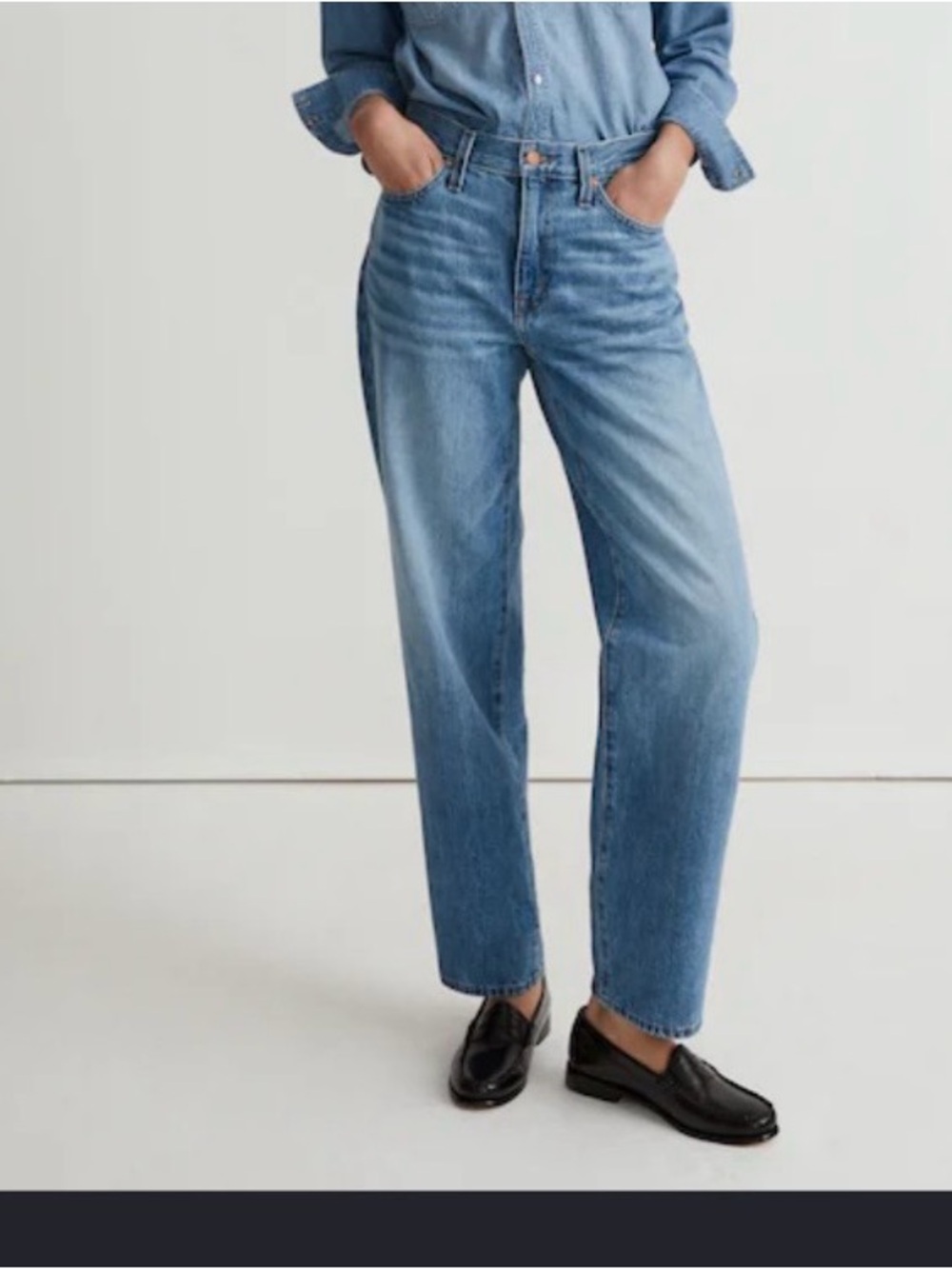 Madewell the Slouchy Boyjean Straight-Leg Women's Jeans